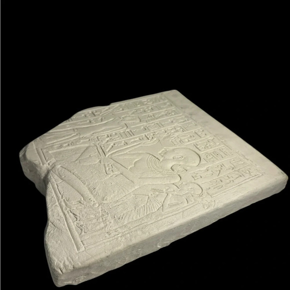 The Metropolitan Museum of Arts Egyptian Hatiay Stela Fragment Sculpture - Picture 4 of 10